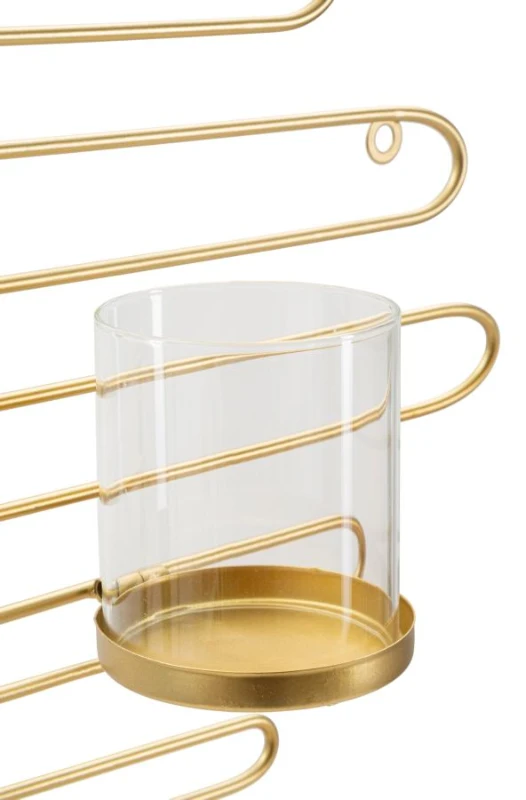 Portacandele Da Muro Alid Coppia cm 33X10X34