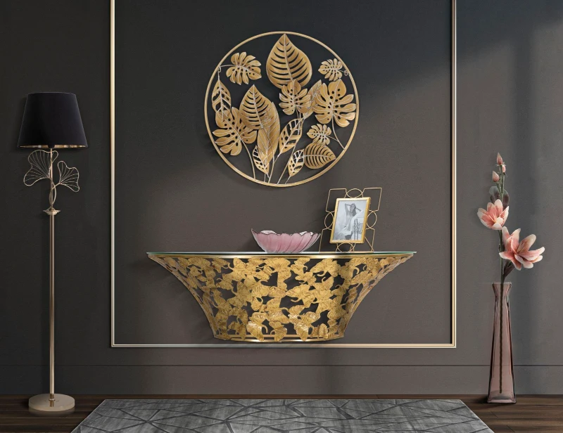 Pannello In Ferro Jungle Round cm Ø 80X6.5