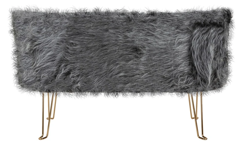 Divanetto Hacil Grigio cm 134X54X77