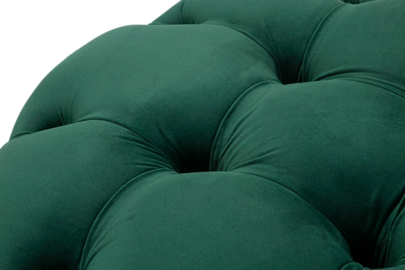 Pouf Contenitore Rich Verde cm Ø 55X42