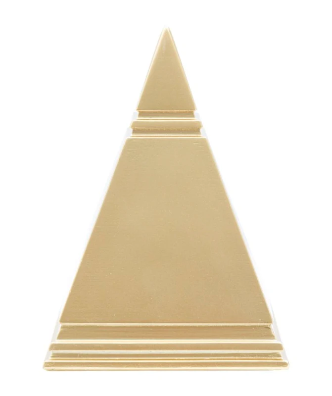 Piramide Gold cm 11,5X11,5X15,5