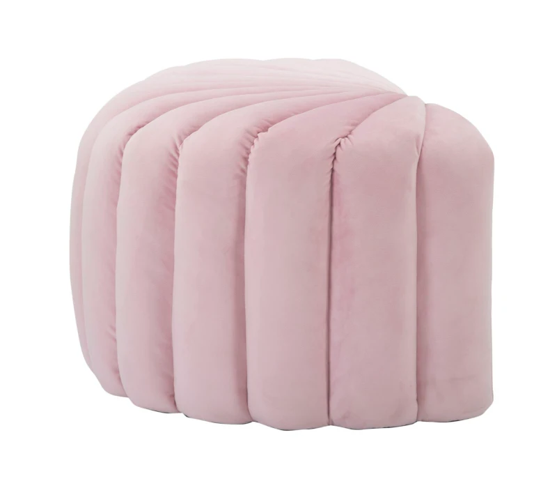 Pouf Shell Rosa cm 80X54X42