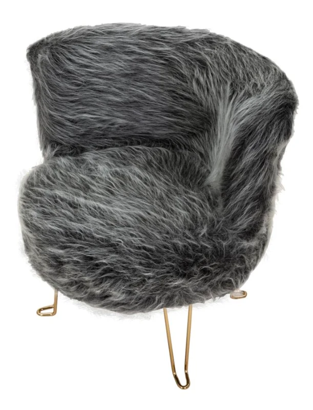 Poltrona Hacil Grigia cm 73X64X77