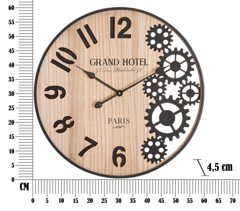 Orologio Da Muro Grand cm Ø 60X4,5