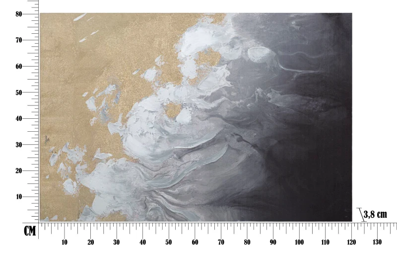 Dipinto Su Tela Action cm 120X3,8X80