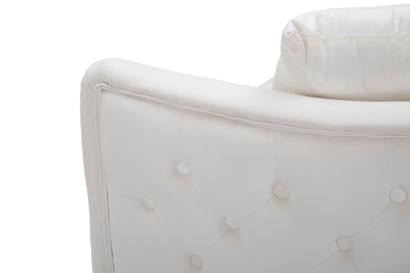 Divanetto Bucarest Crema cm 127X74X73