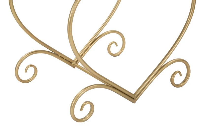 Sgabello Heart Rosa cm 50X37,5X51,5