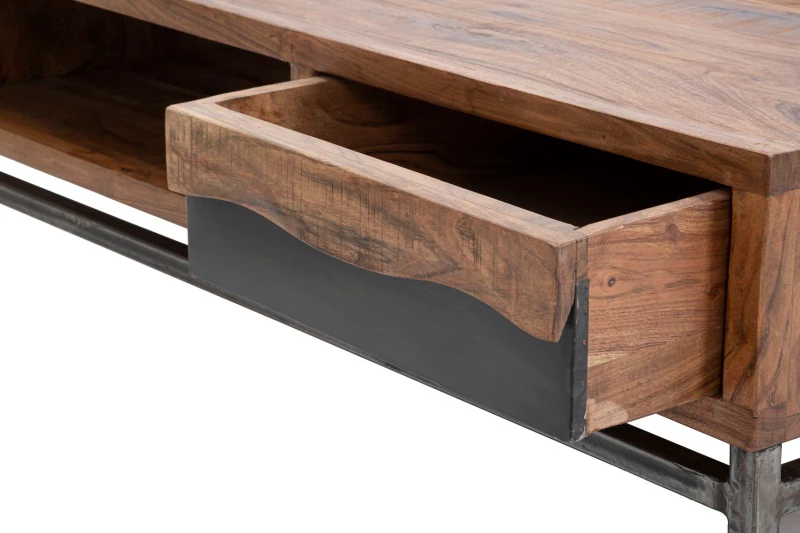 Tavolo Da Caffe'  Yellowstone cm 118X70X40 (Legno Di Acacia Nilotica)