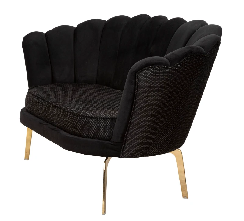 Divano Vienna Plus Nero cm 136X76X78