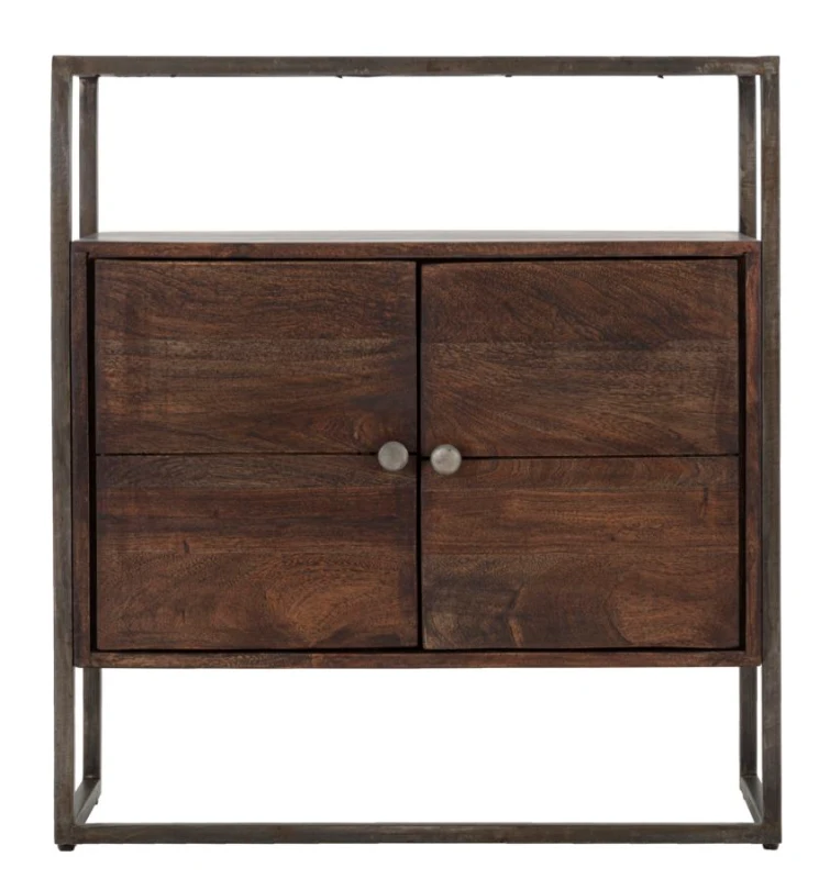 Mobiletto Burn cm 75X30X83 (Legno Di Acacia Nilotica)