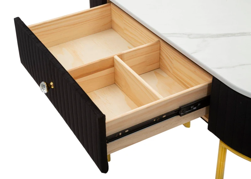 Consolle Montpellier Nera cm 100X43X74