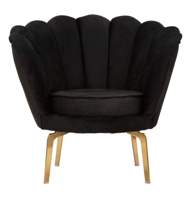 Poltrona Vienna Plus Nera cm 83X76X78