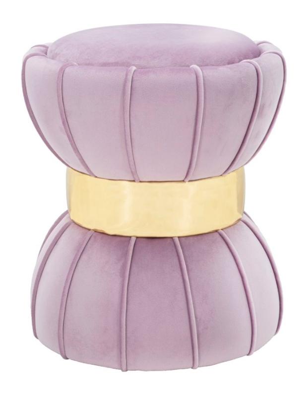 Sgabello Flower cm Rosa cm Ø 40X44
