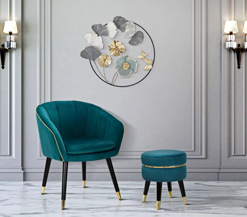 Pannello In Ferro Campur Round cm 78,5X5X74