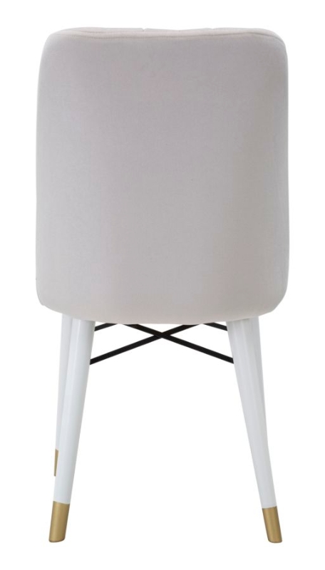 Sedia Bella Crema Set 2Pz cm 50X49X92,5