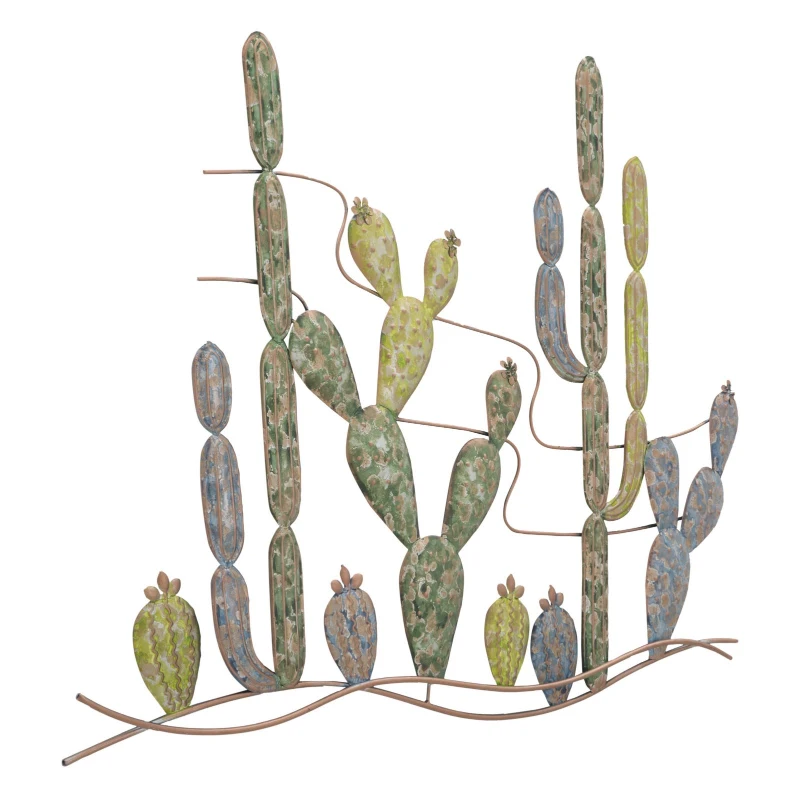 Pannello In Ferro Cactus -B- cm 90X2,5X64