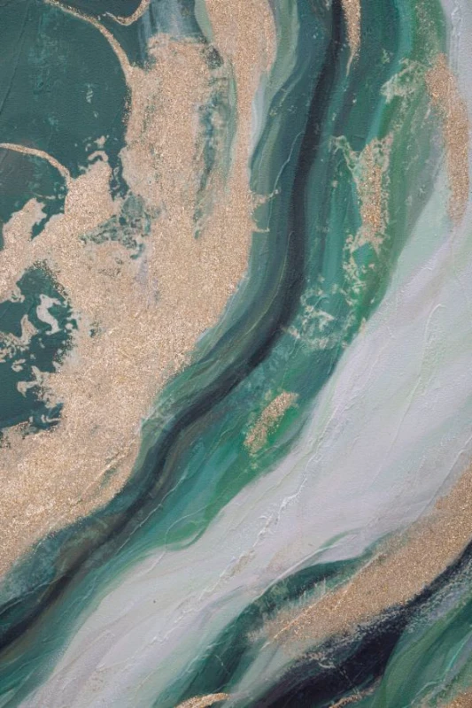 Dipinto Su Tela Greenery cm 80X2,8X100