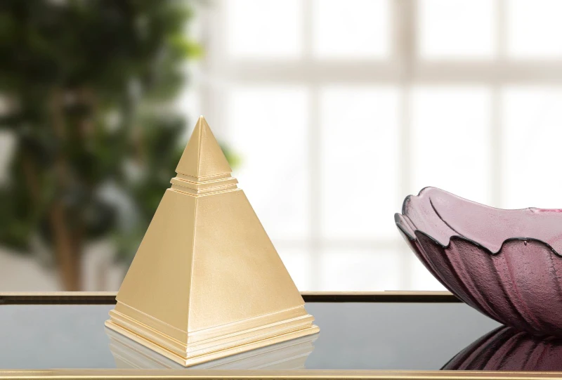 Piramide Gold cm 11,5X11,5X15,5