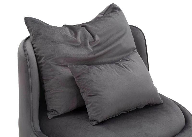 Poltrona Paris Space Grigio/Silver cm Ø 84X72