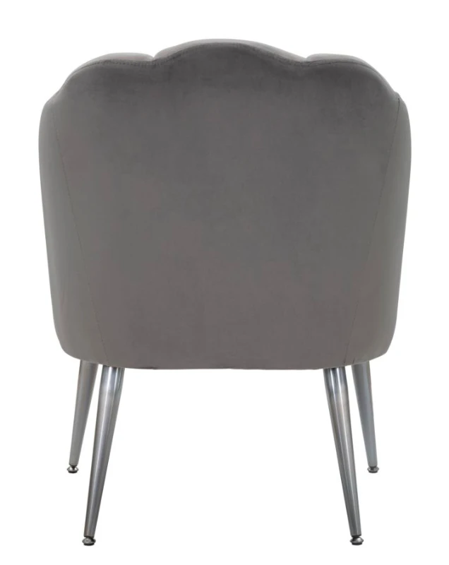 Poltrona Shell Grigia cm 65X69X84