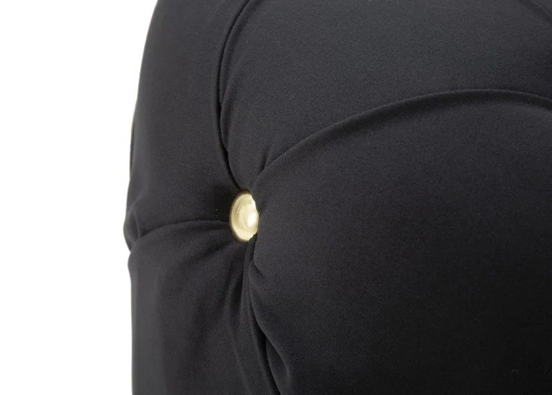 Pouf Diamond Glam Nero cm Ø 45X40