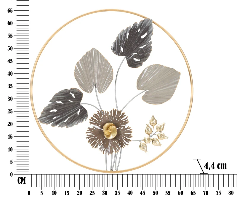 Pannello In Ferro Rod cm Ø 65,4X4.4