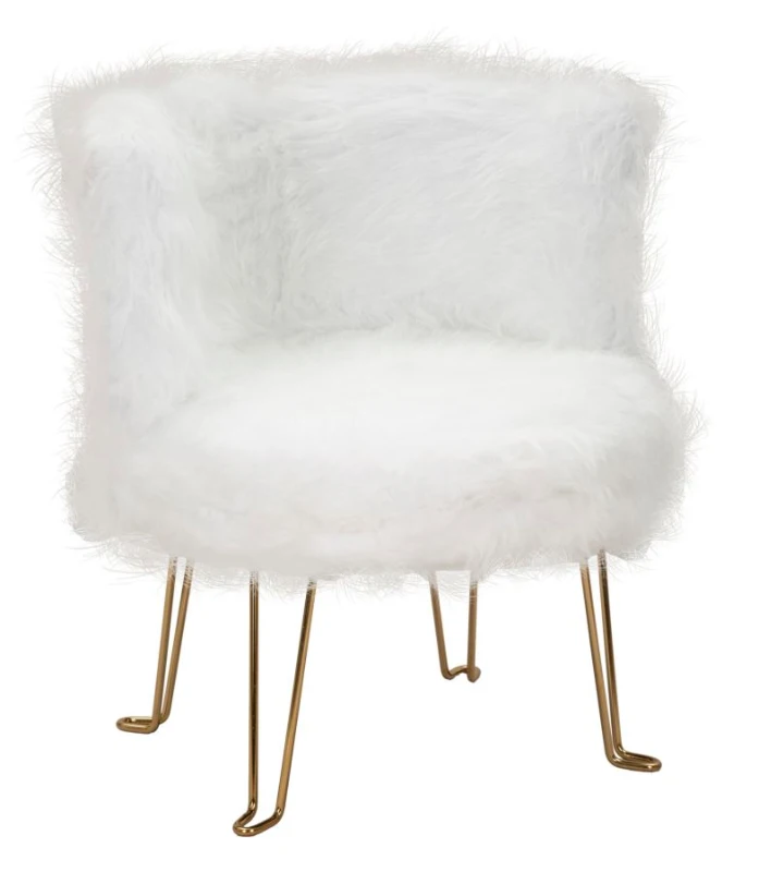Poltrona Hacil Bianco cm 73X64X77