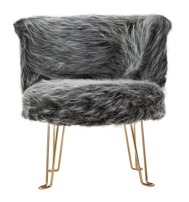 Poltrona Hacil Grigia cm 73X64X77