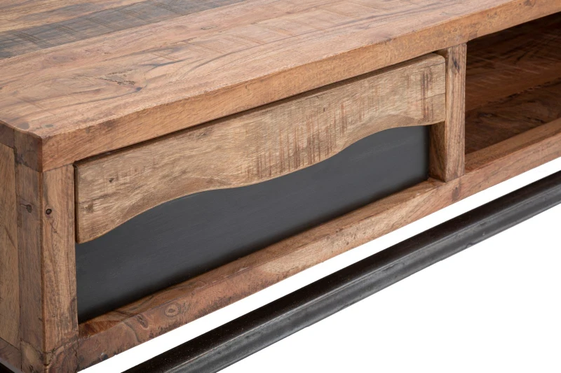 Tavolo Da Caffe'  Yellowstone cm 118X70X40 (Legno Di Acacia Nilotica)