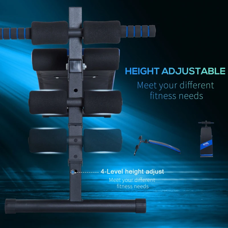 HOMCOM Sit Up Bench, Decline Abdominal Ab Crunch Home Fitness Indoor Exercise Workout Machine(m-5)