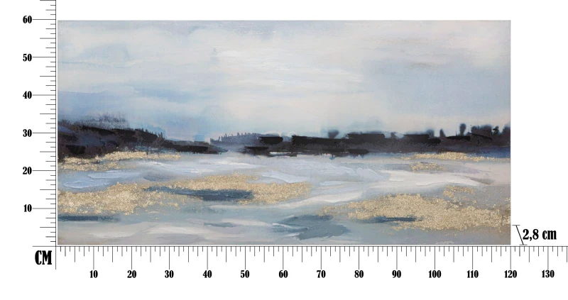 Dipinto Su Tela Sky cm 120X3,8X60