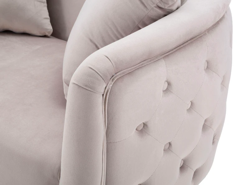 Divanetto Bucarest Grigio cm 127X74X73