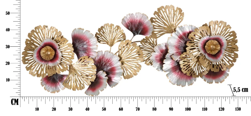 Pannello In Ferro Color -A- cm 130X5,5X54