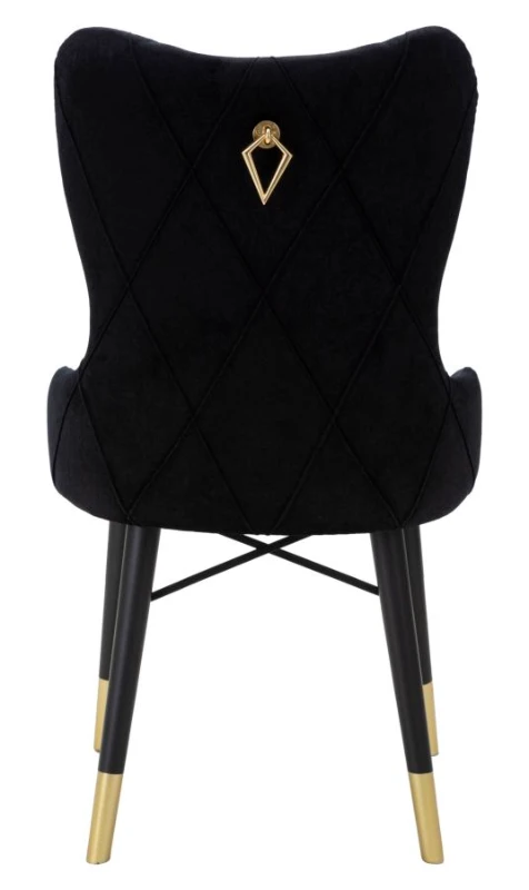 Sedia Kelebek Nera Set 2Pz cm 52X60X95