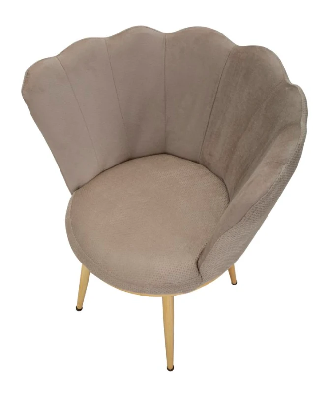 Poltrona Mindy Crema cm 70X63X83