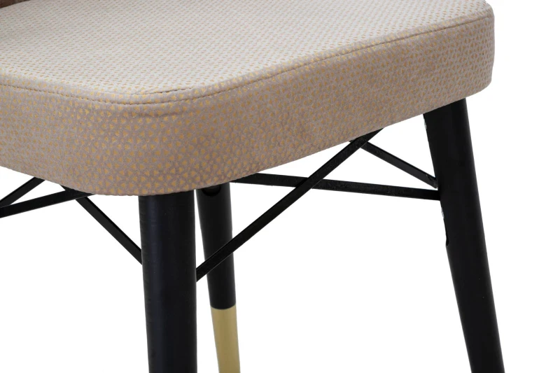 Sedia Bella Grigia Set 2Pz cm 50X49X92,5