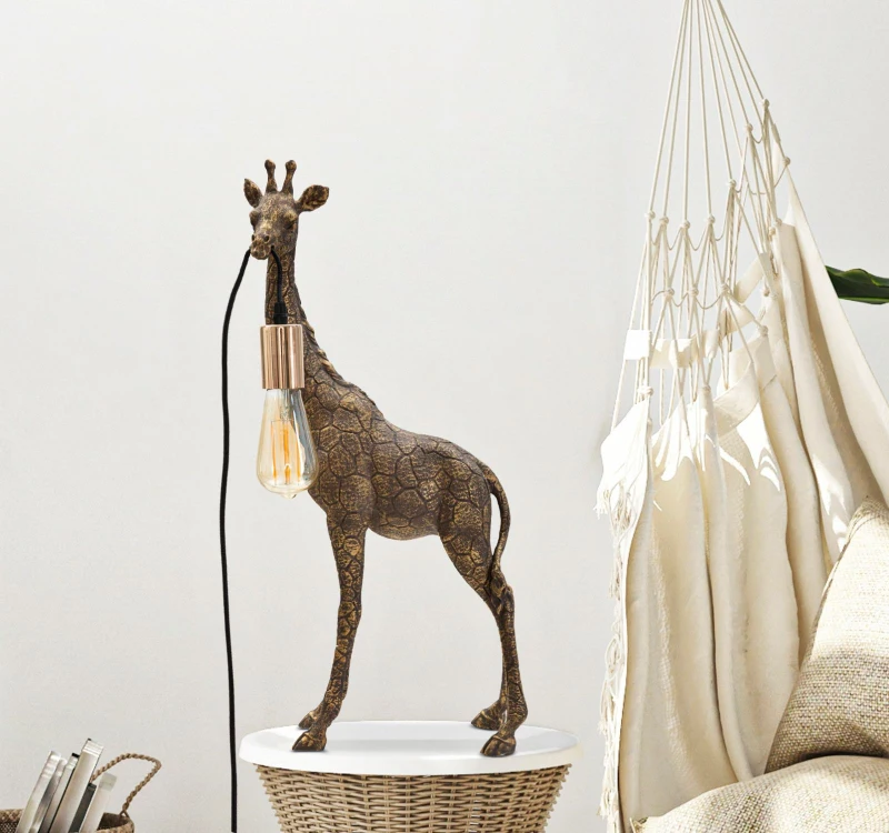 Lampada Da Tavolo Giraffa cm 28X16X60