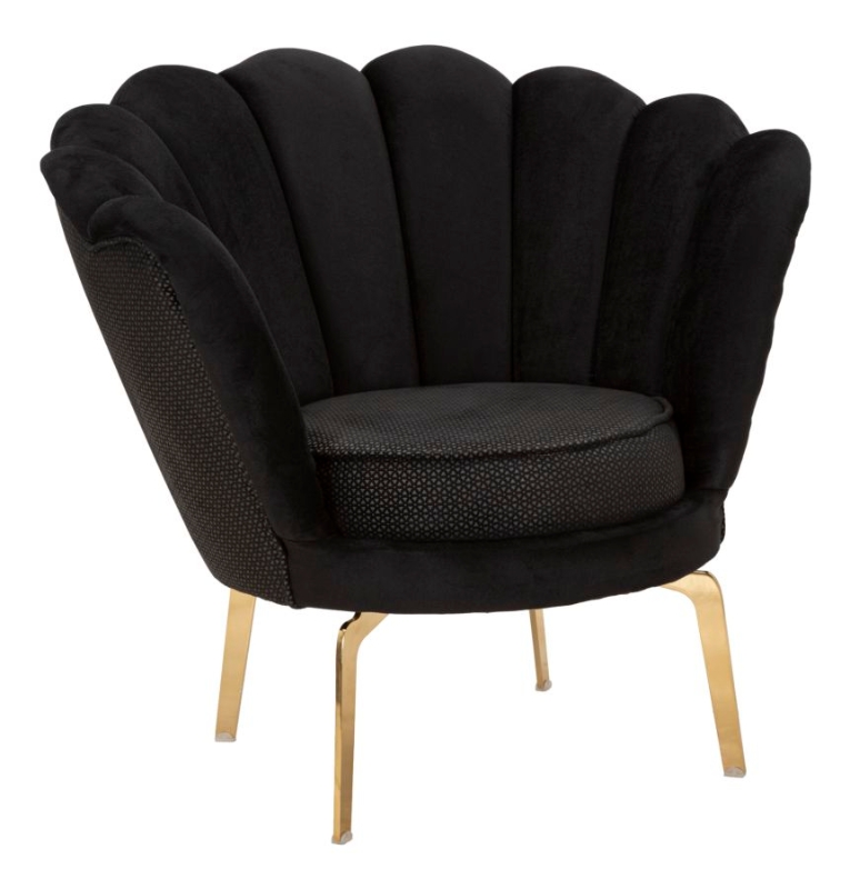 Poltrona Vienna Plus Nera cm 83X76X78