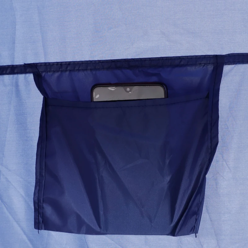 OUTSUNNY Automatic Pop Up Camping Shower Tent Portable Dressing Changing Room Outdoor Deep Blue