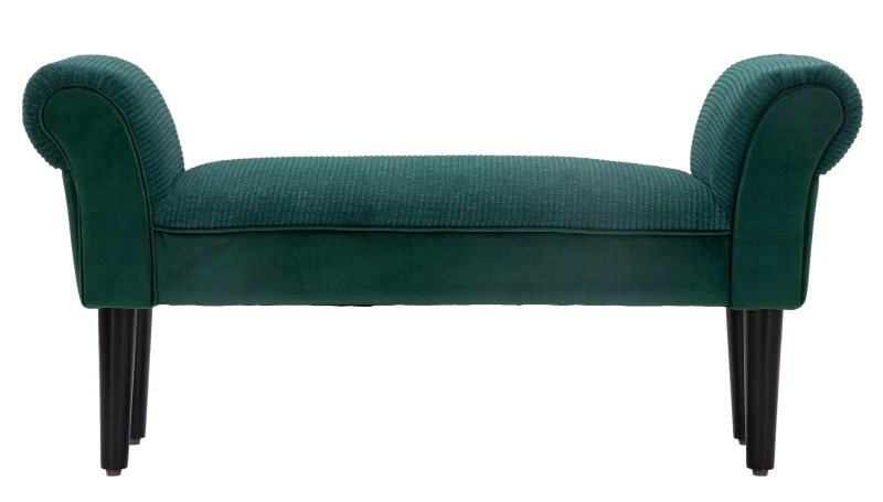 Panchetta Velvet Verde cm 102X31X51