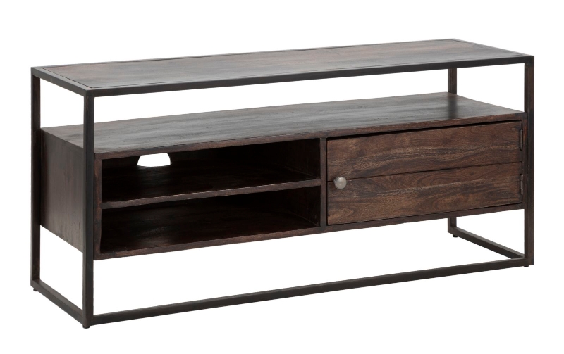 Mobile TV Burn cm 120X40X55 (Legno Di Acacia Nilotica)