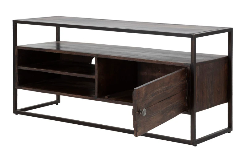 Mobile TV Burn cm 120X40X55 (Legno Di Acacia Nilotica)