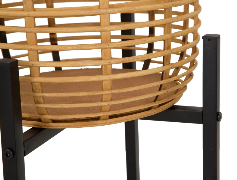 Portavasi Rattan Coppia cm Ø 38X90-33X60