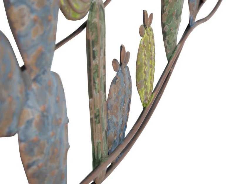 Pannello In Ferro Cactus -B- cm 90X2,5X64