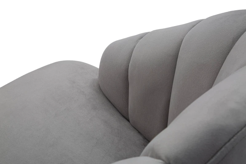 Poltrona Shell Grigia cm 65X69X84