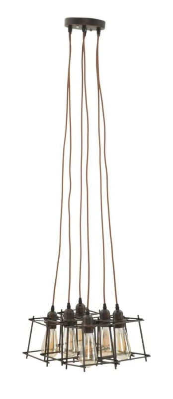 Lampadario Indust Stick 6 Luci cm 16X16X16 (Singolo)