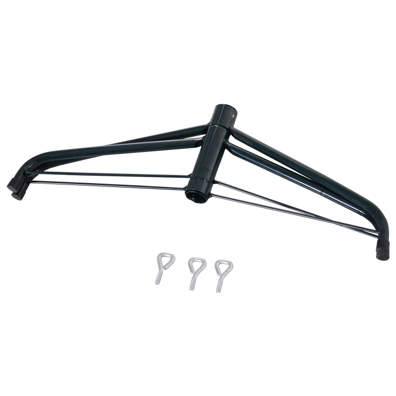 HOMCOM Brad de Craciun 180cm artificial baza detasabila 1000 ramuri PVC si otel