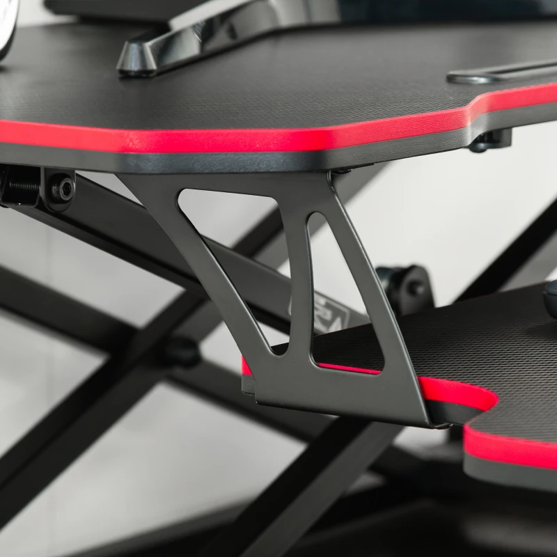 Vinsetto Liftable Computer Stand Height Adjustable Ergonomic Desktop Stand PC, Portable