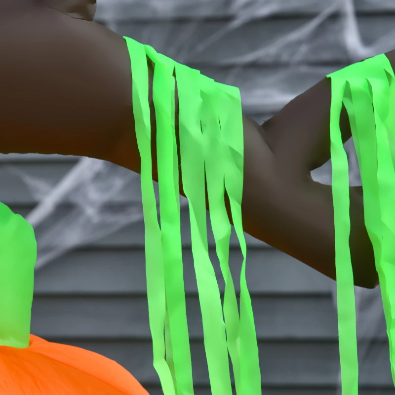 Homcom Gonflabil pentru Halloween cu Forma de Copac Infestat cu Fantome si Bostani cu Lumini Led 240cm