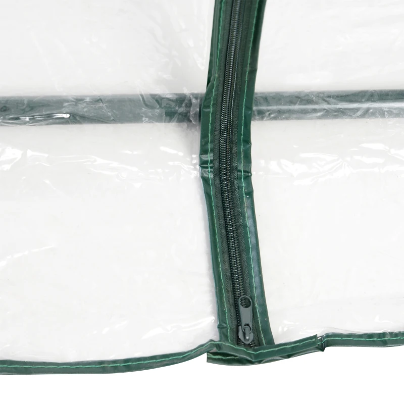 Outsunny Walk in Transparent Greenhouse, Steel Frame, S size
